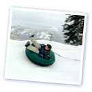 Winter tubing at Ski Hill