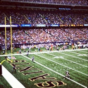 New Orleans Saints Game at the Mercedes-Benz Superdome